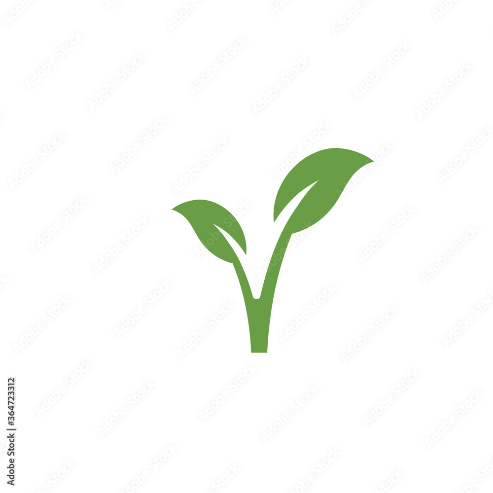 Leaf ecology Logo Template vector Leaf ecology Logo Template vector