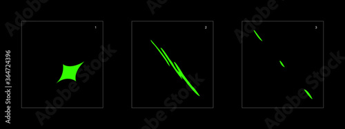 Shine liquid effect. Liquid explosion animation effect. Animation Sprite sheet for games, cartoon or animation. vector style animation effect 1503.