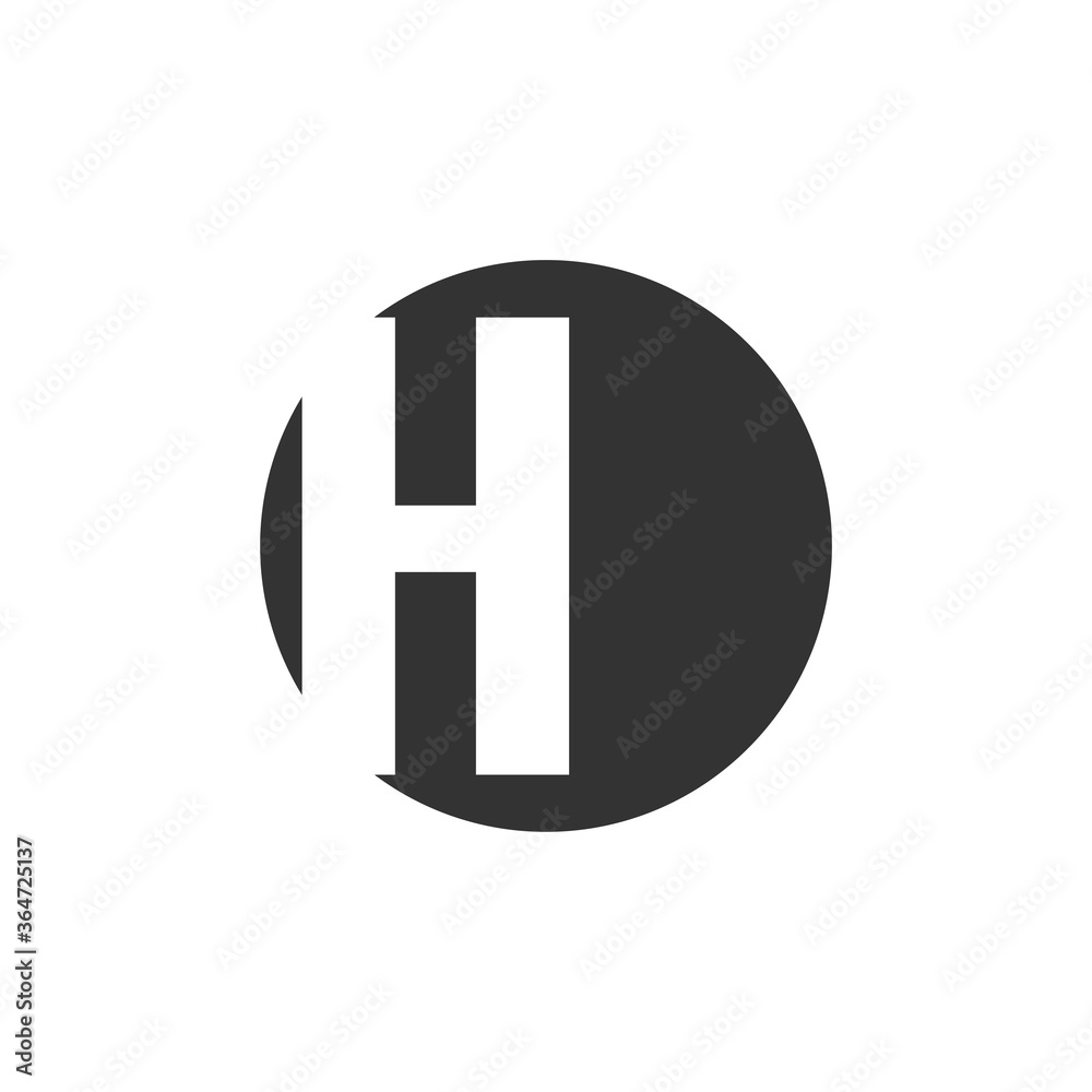 H alphabet vector design template illustration H alphabet vector design template illustration