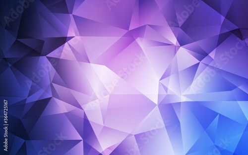 Light Purple vector gradient triangles pattern. Colorful illustration in abstract style with triangles. New template for your brand book. © smaria2015