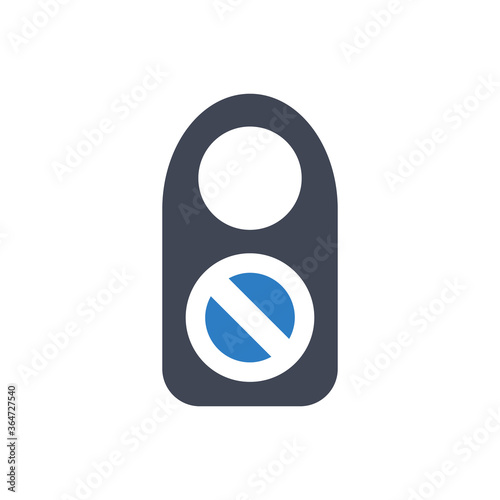 Privacy door hanger icon