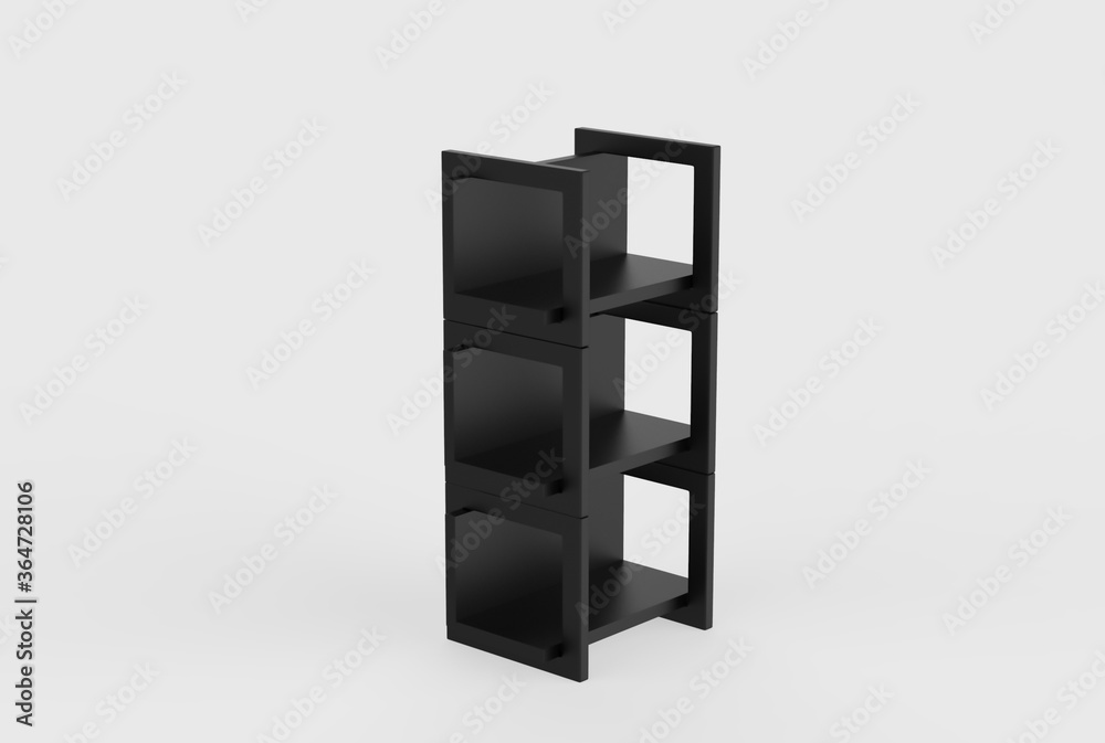 Display stand, retail display stand for product , display stands isolated on white background. 3d illustration Display stand, retail display stand for product , display stands isolated on white background. 3d illustration