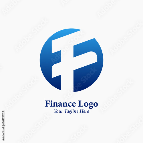 Free Download finance logo. modern eye catching logo with blue and Green - GFXLoad