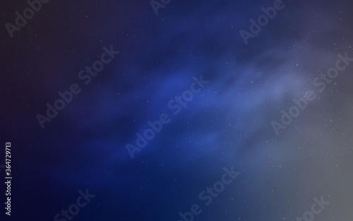 Light Pink, Blue vector background with galaxy stars. Space stars on blurred abstract background with gradient. Pattern for futuristic ad, booklets.