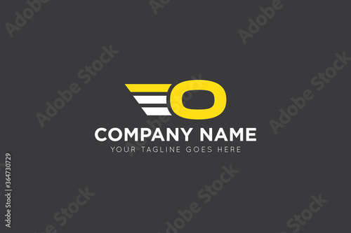 initial letter o wing speed logo, icon, symbol vector illustration design template Free Download initial letter o wing speed logo, icon, symbol vector illustration design template - GFXLoad