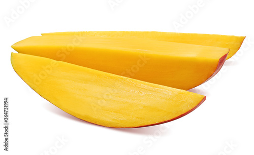 Sweet Mango fruit isolated on white background © ruzz