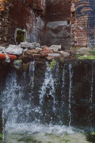 water in abandoned house