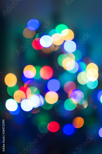 colorful bokeh background