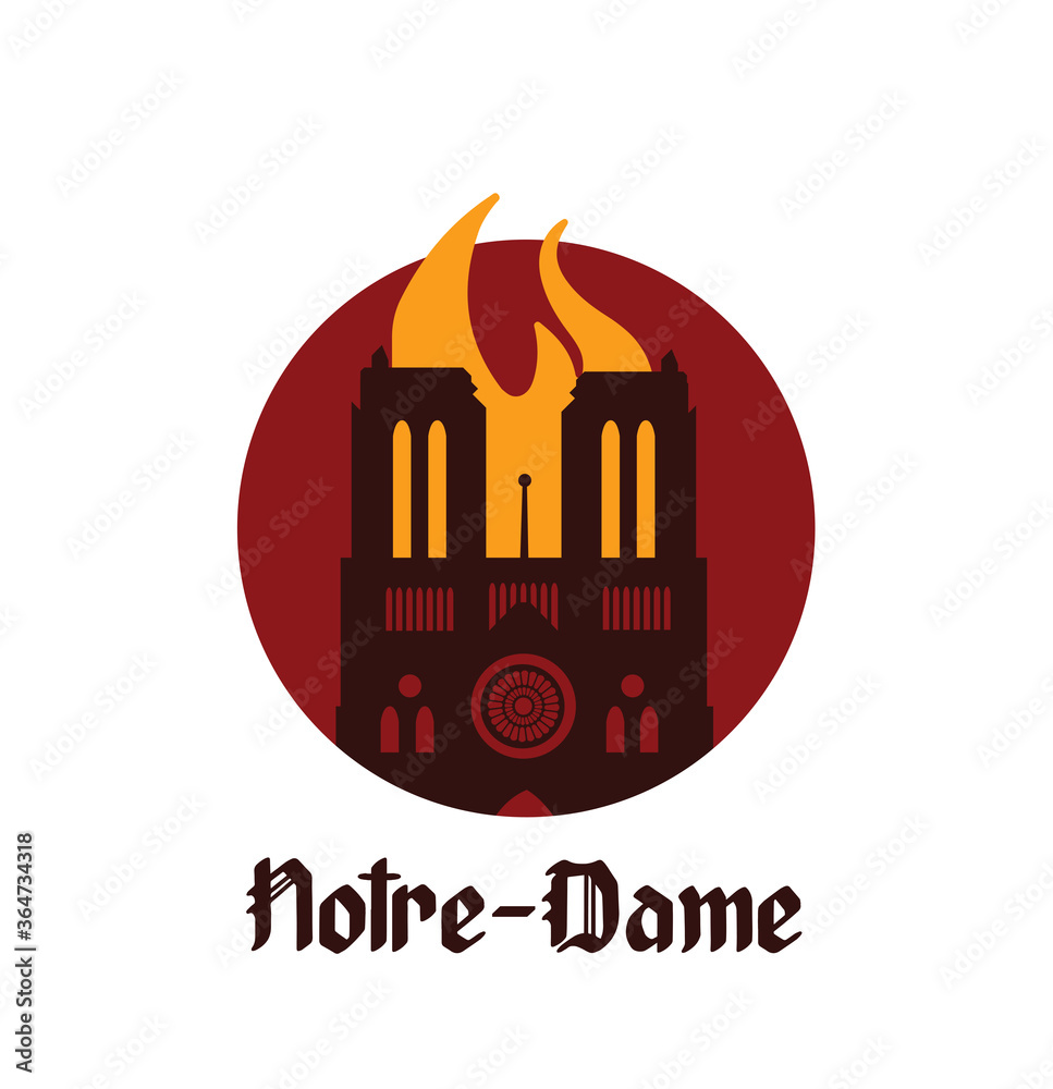 Fire at Notre Dame Cathedral, birds will stop the fire on the Notre Dame cathedral. Fire at Notre Dame Cathedral, birds will stop the fire on the Notre Dame cathedral.