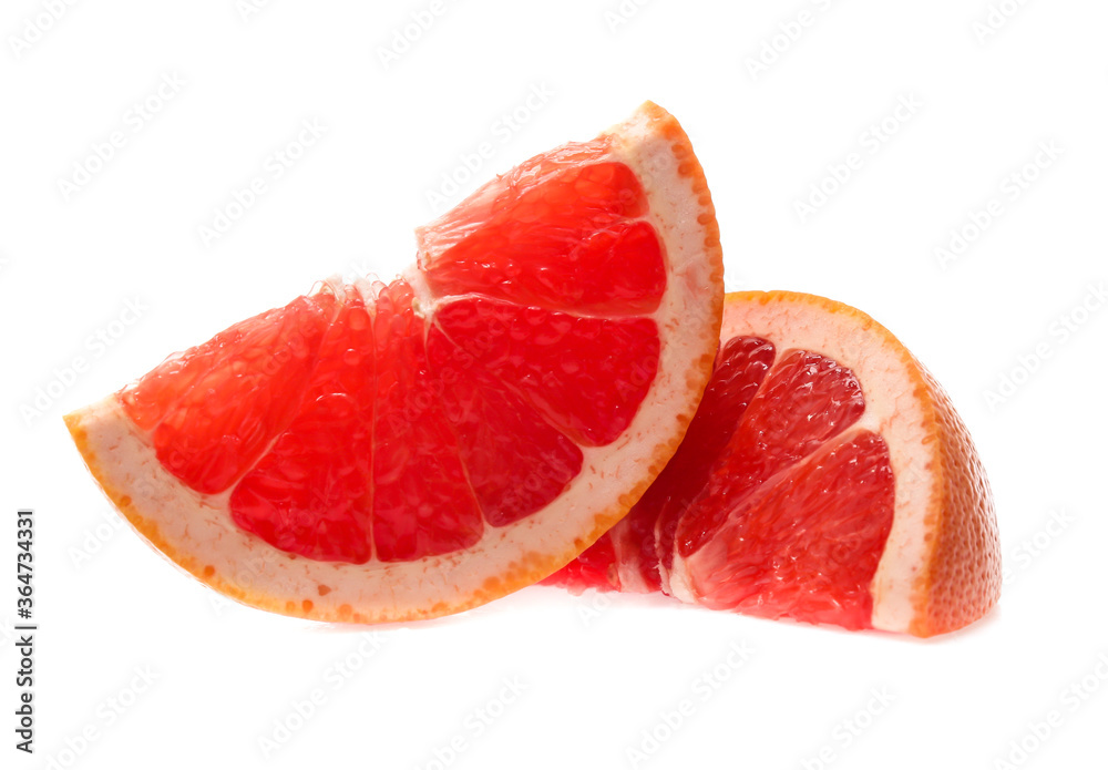 grapefruit isolated on white grapefruit isolated on white
