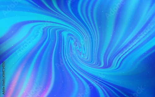Light BLUE vector texture with milky way stars. Space stars on blurred abstract background with gradient. Pattern for astronomy websites.