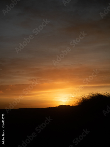 Sonnenuntergang Dünen