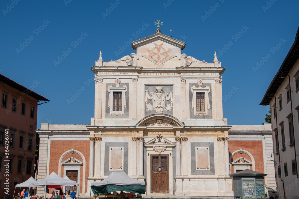 Santo Stefano dei Cavalieri Church, Piazza dei Cavalieri, Knights' Square, Pisa, Tuscany, Italy