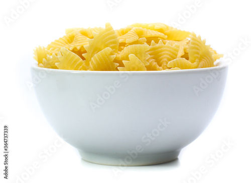 Pasta isolated on white background