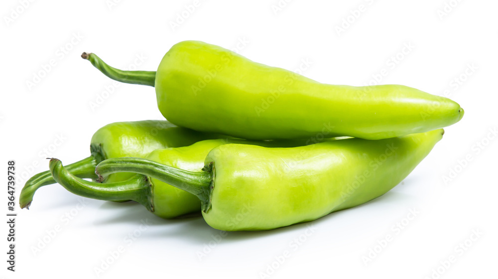 green pepper chilli isolated on white background clipping path green pepper chilli isolated on white background clipping path