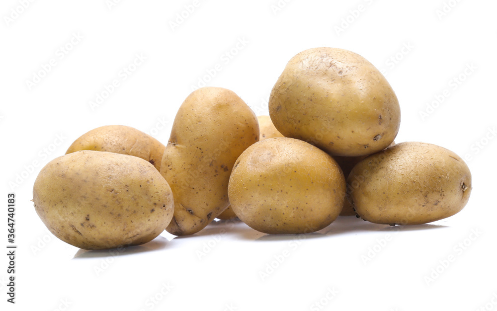 potato isolated on white background potato isolated on white background