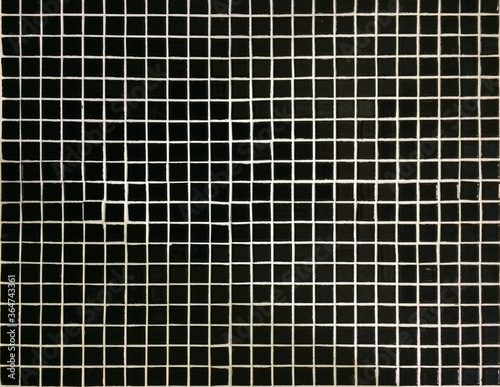 mosaic wall texture with black color