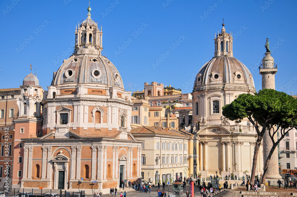 ローマの景色　Beautiful landscape of Piazza Venezia in Rome