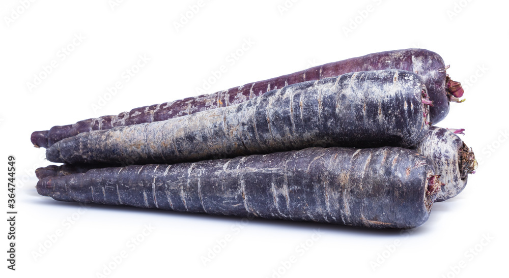 clipping path purple carrot isolated on white background clipping path purple carrot isolated on white background