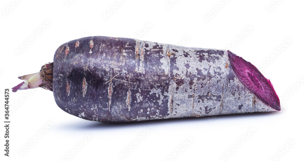 clipping path purple carrot isolated on white background clipping path purple carrot isolated on white background