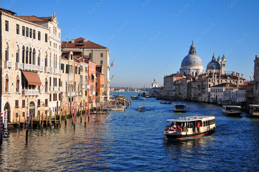 ベネチアの絶景　The very beautiful Grand Canal in Venice