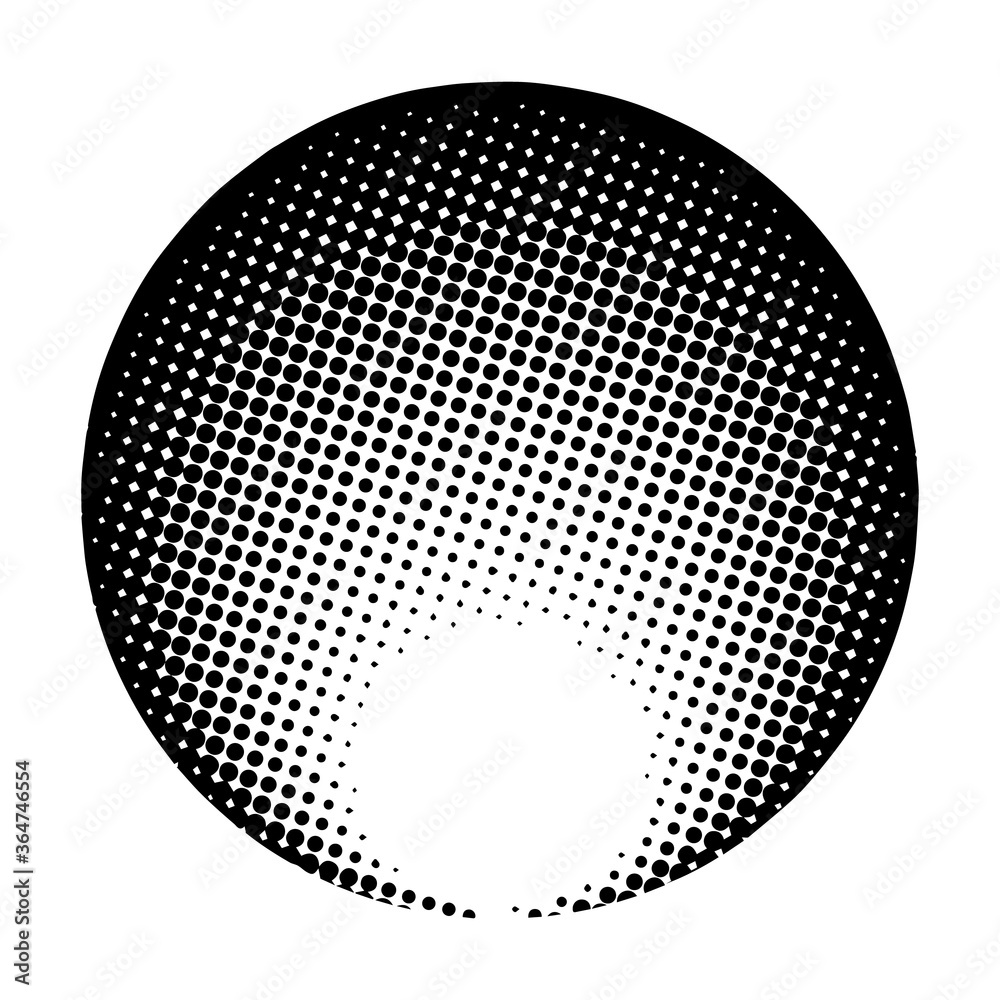 Abstract Circle Halftone pattern collection