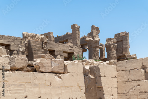 Ancient Karnak temple in Luxor, Egypt.