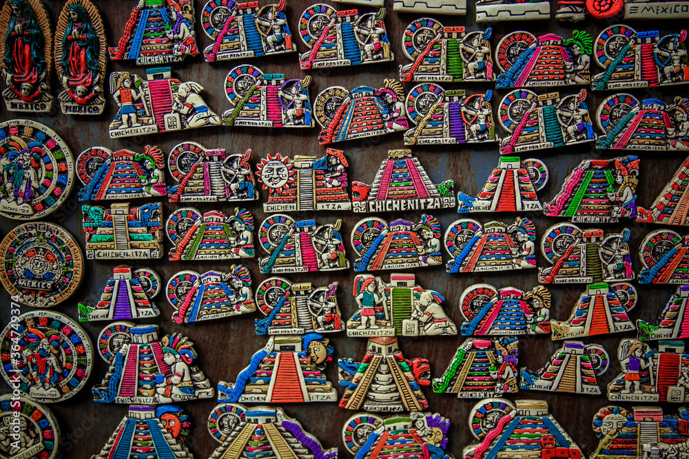 Authentic handcraft souvenirs of maya civilisation