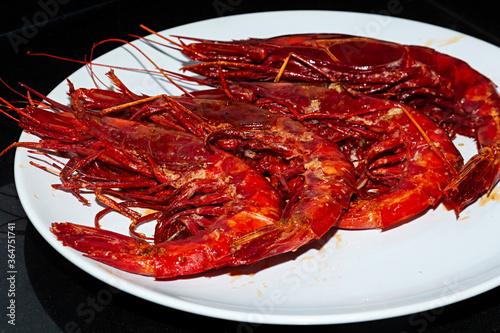 Carabineros a la plancha.