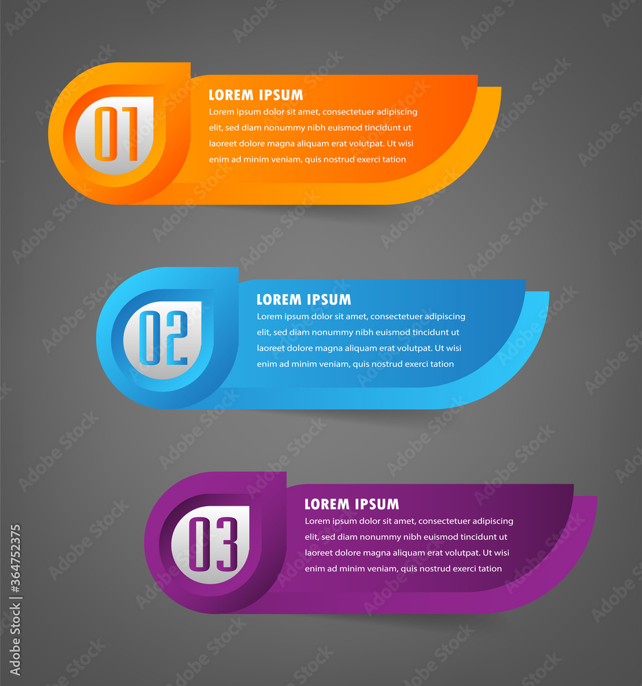 modern text box template, banner Infographics modern text box template, banner Infographics