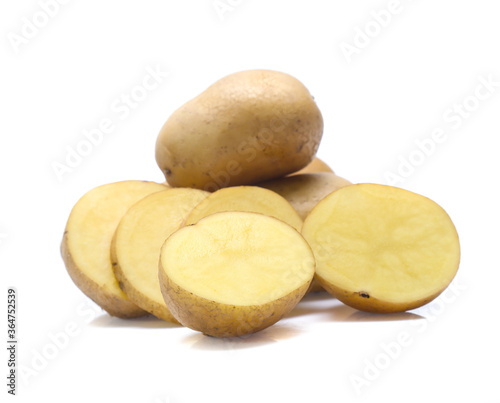 potato isolated on white background