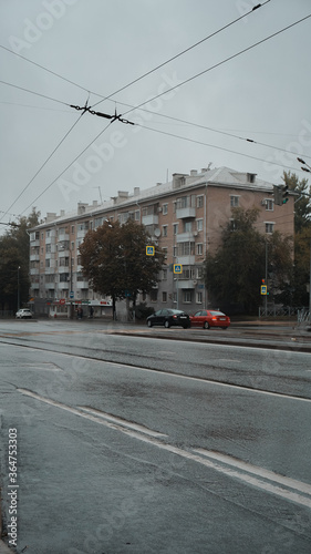 Regentag in Russland