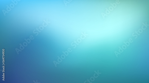 Abstract teal blue background. Blurred turquoise water backdrop. Vector illustration for your graphic design, banner, summer or aqua poster