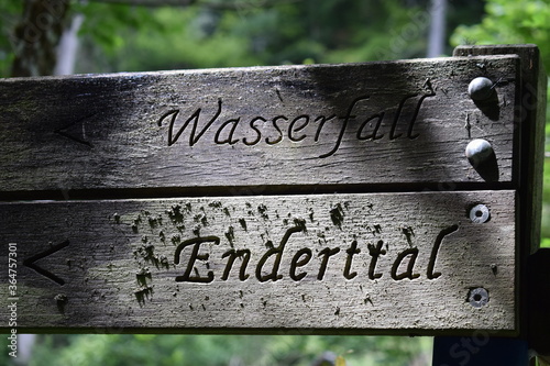 Wasserfall im Enderttal bei Maria Martental, Eifel photo