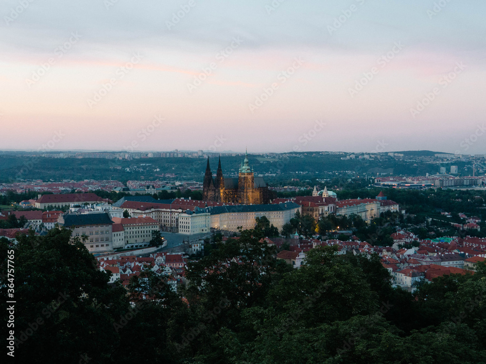 Fototapeta premium panorama of prague