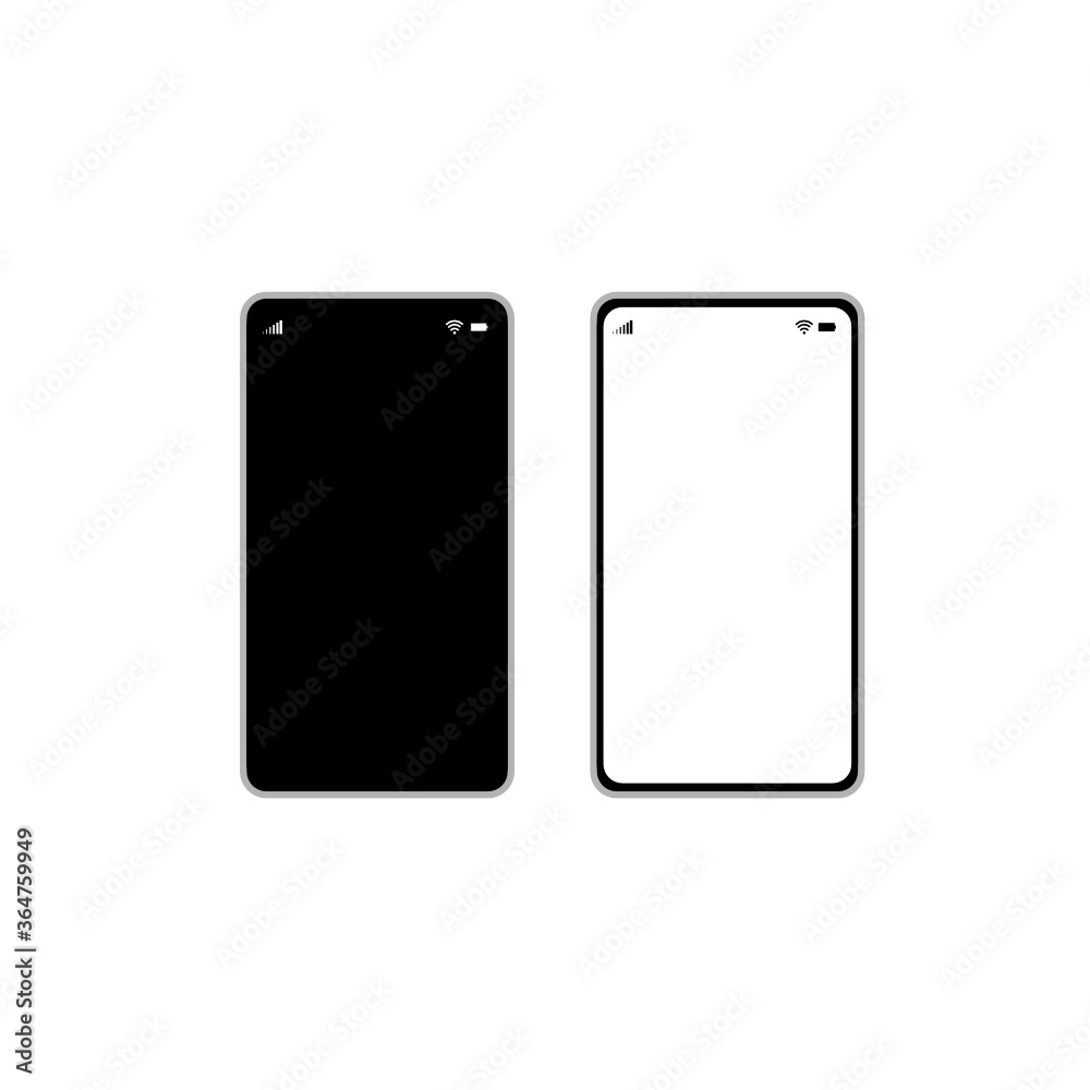 smartphone with blank screen smartphone with blank screen