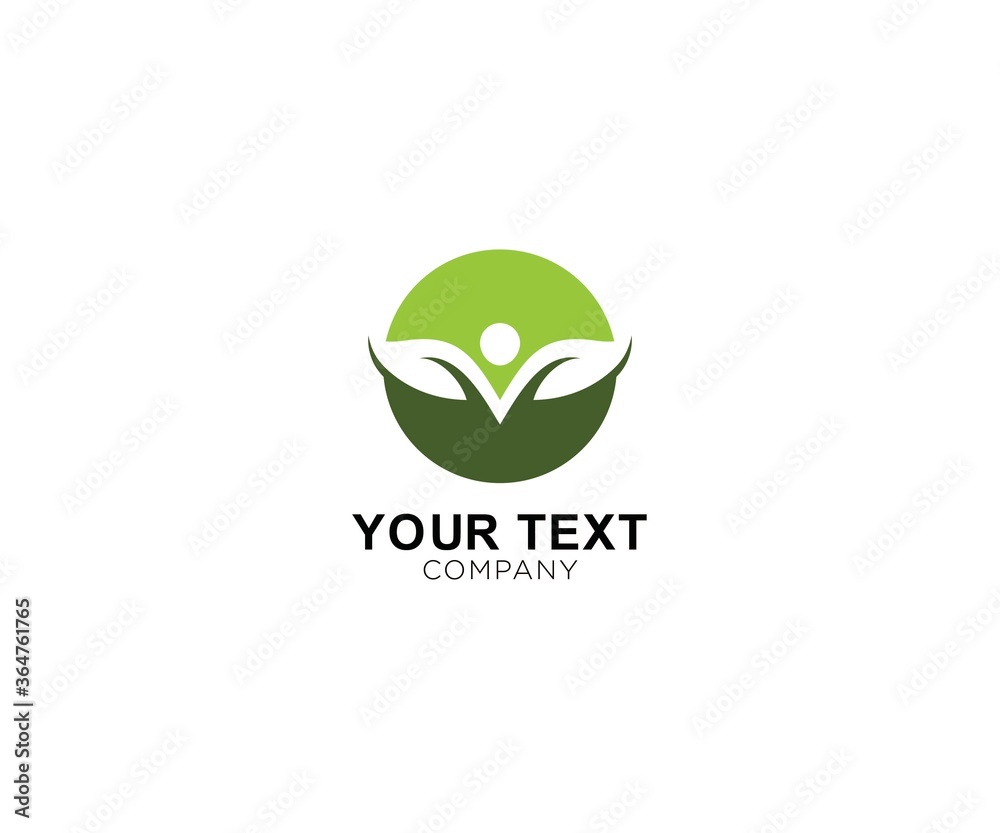vegan nature icon Logo design illustrations vegan nature icon Logo design illustrations