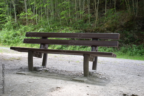 Parkbank im Enderttal bei Maria Martental, Eifel photo