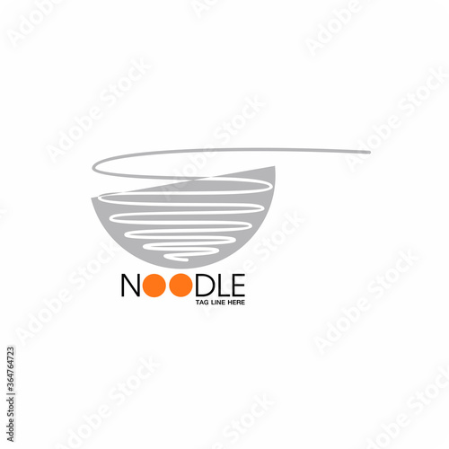 Fast food icon , noodles logo vector