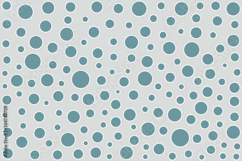 Abstract blue background with circles.