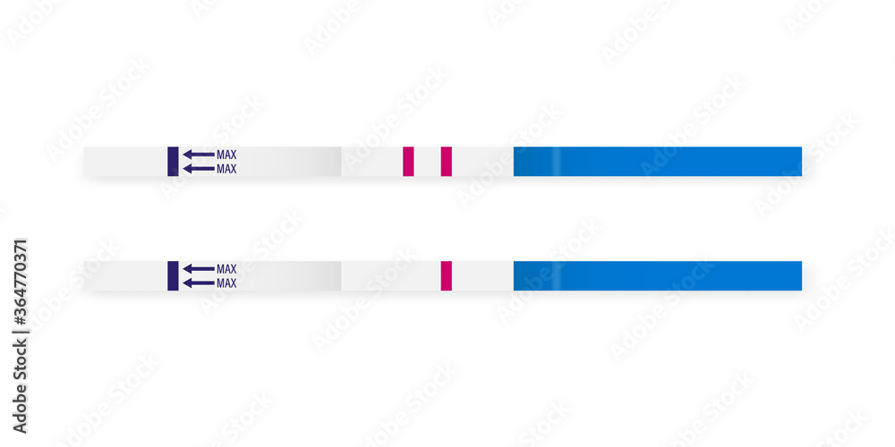 Pregnancy test sticks with results. Art design pregnant, childbirth template. Vector illustration. Pregnancy test sticks with results. Art design pregnant, childbirth template. Vector illustration.
