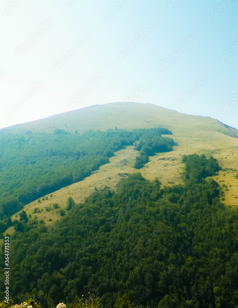 Fototapeta premium Mountains of Galicica National Park, Macedonia.