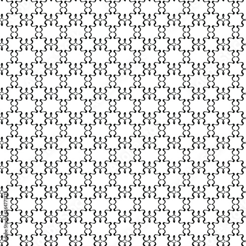 Vector abstract transparent geometric black and white seamless pattern background tile 