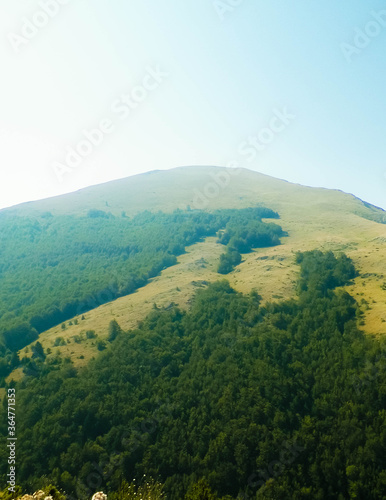 Mountains of Galicica National Park  Macedonia.