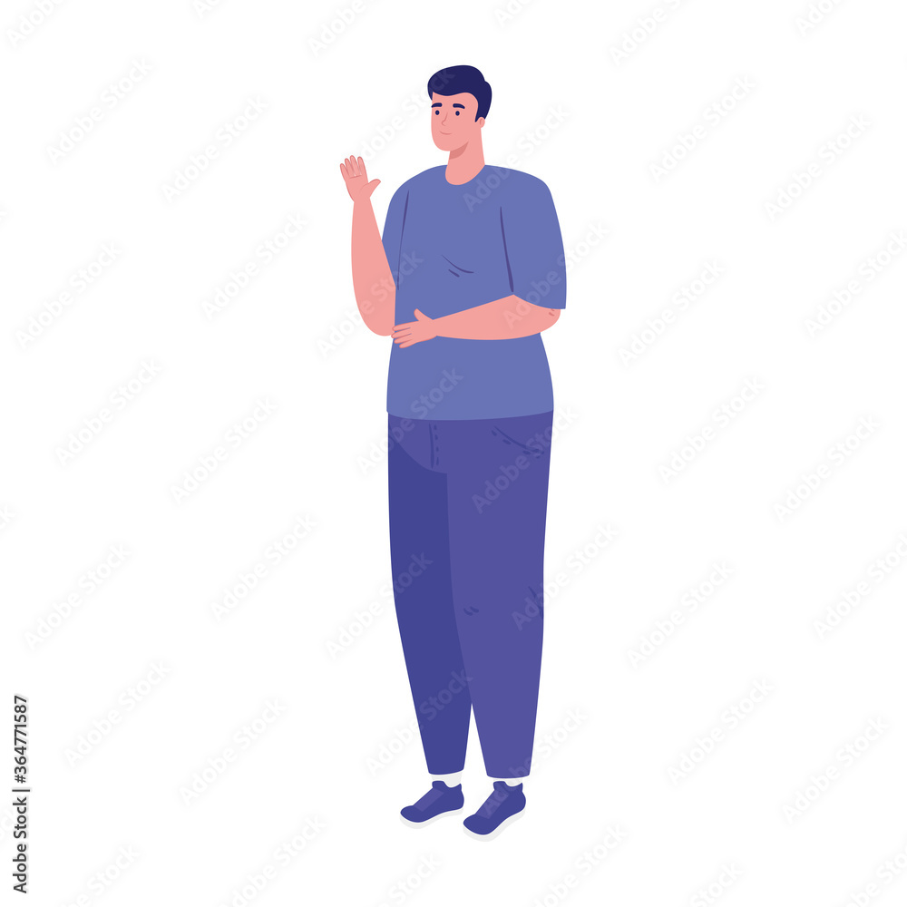 Isolated avatar man vector design