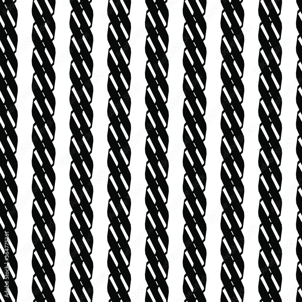 Fototapeta premium vector abstract transparent geometric endless black and white seamless pattern background tile 
