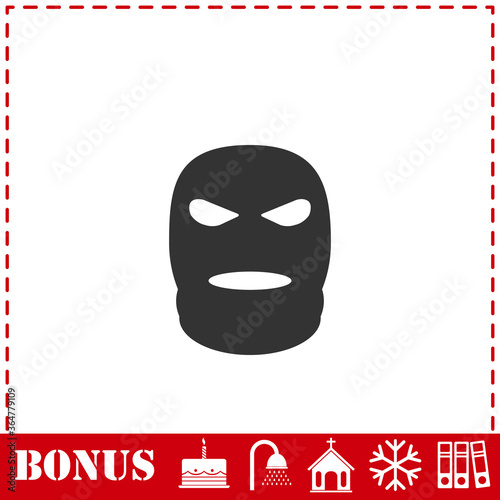 Mask icon flat