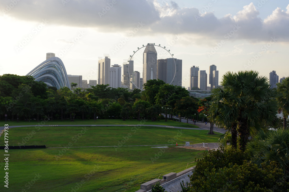 Obraz premium vue sur Singapour