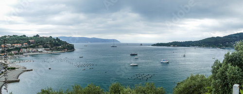 Panaoramic aerial view of Portovenere photo