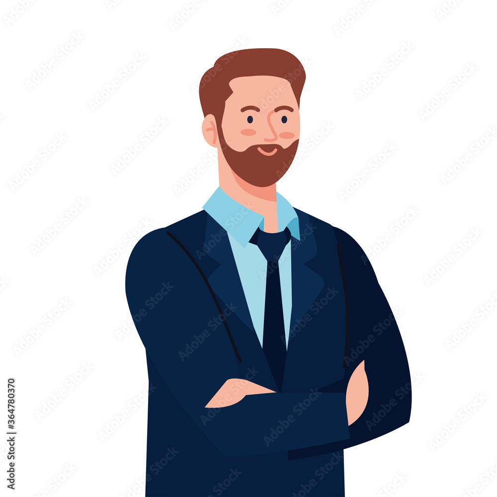 businessman design, Workers occupation and jobs theme Vector illustration